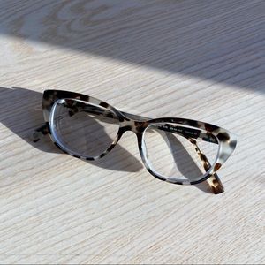 Warby Parker Olive Cat Eye Glasses Frame